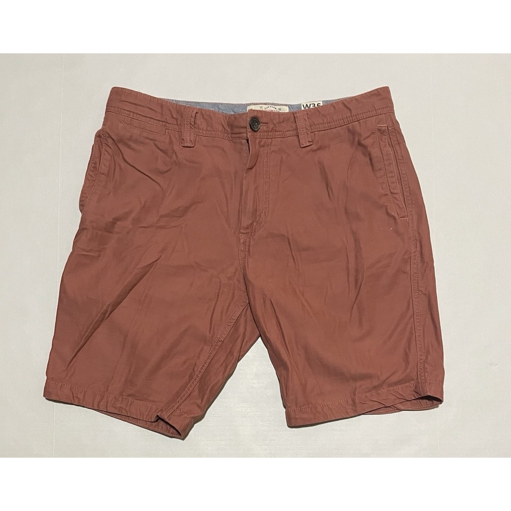 Fat Face Chino Shorts Mens 36 X Salmon Pink‎ Cotton Casual Outdoor